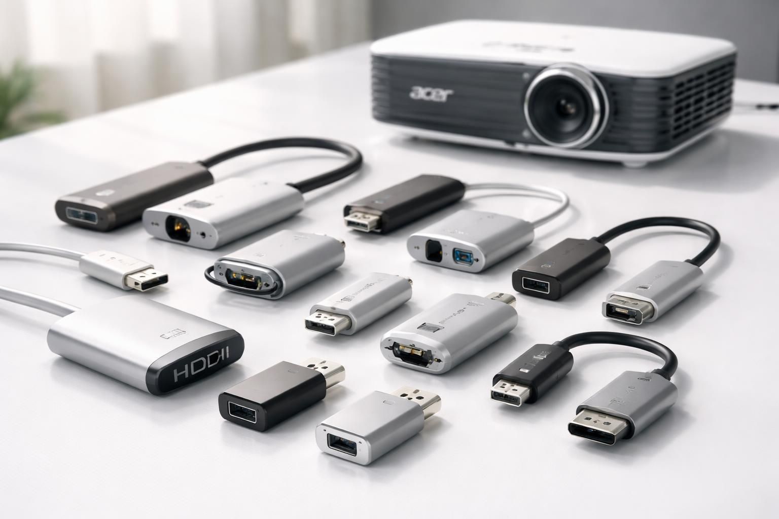 découvrez notre kit d'adaptateurs pour connecter facilement votre vidéoprojecteur acer à tous vos appareils. solutions simples et efficaces pour une compatibilité optimale.