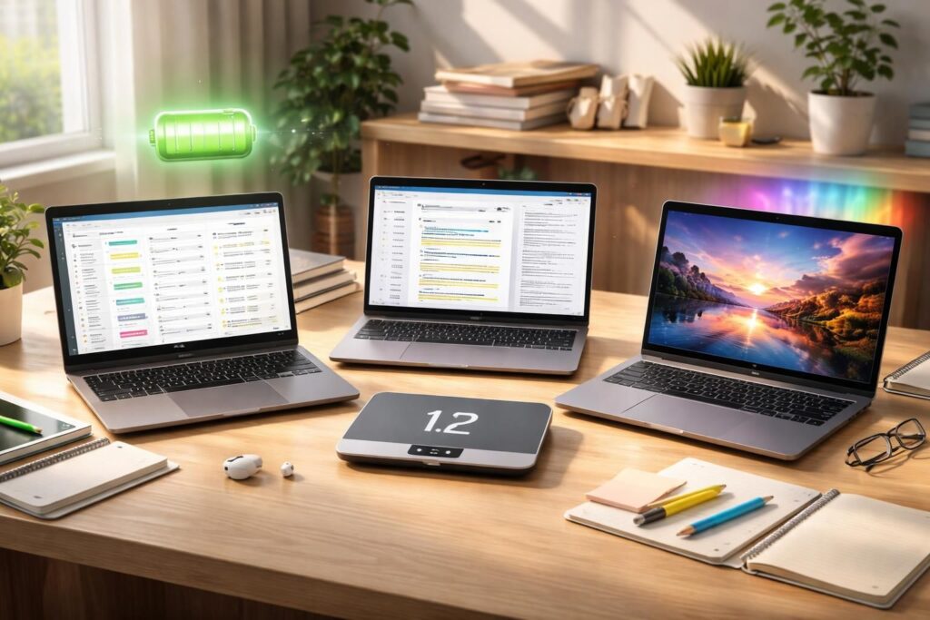 découvrez notre comparatif étudiant pour choisir le meilleur appareil selon l'autonomie, le poids et la qualité de l'écran, idéal pour vos besoins académiques.