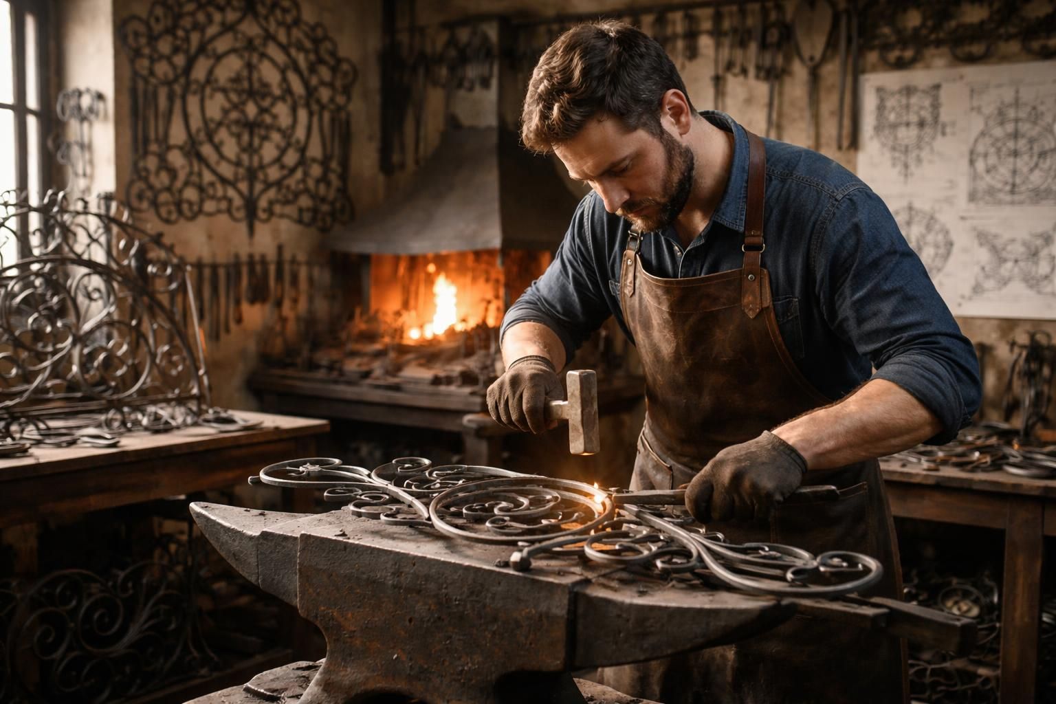 découvrez notre formation de ferronnier d’art pour maîtriser les techniques artisanales et créer des œuvres uniques en métal.