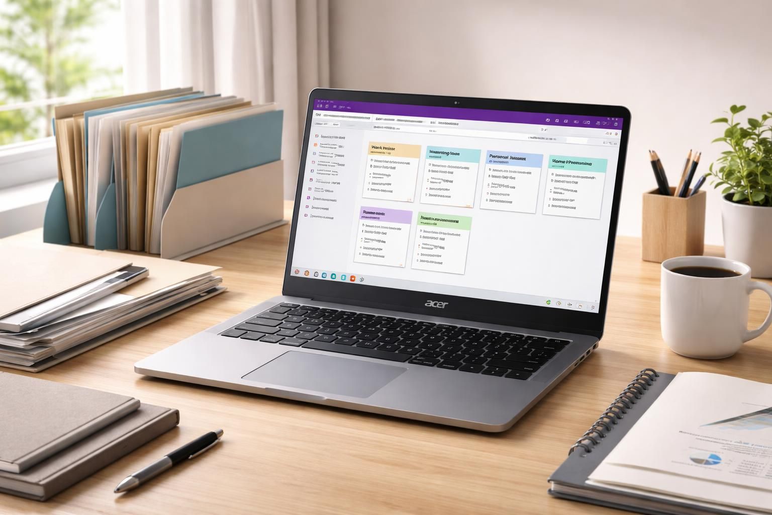 découvrez une méthode efficace pour organiser vos notes avec onenote et optimiser la gestion de vos dossiers sur un pc portable acer.