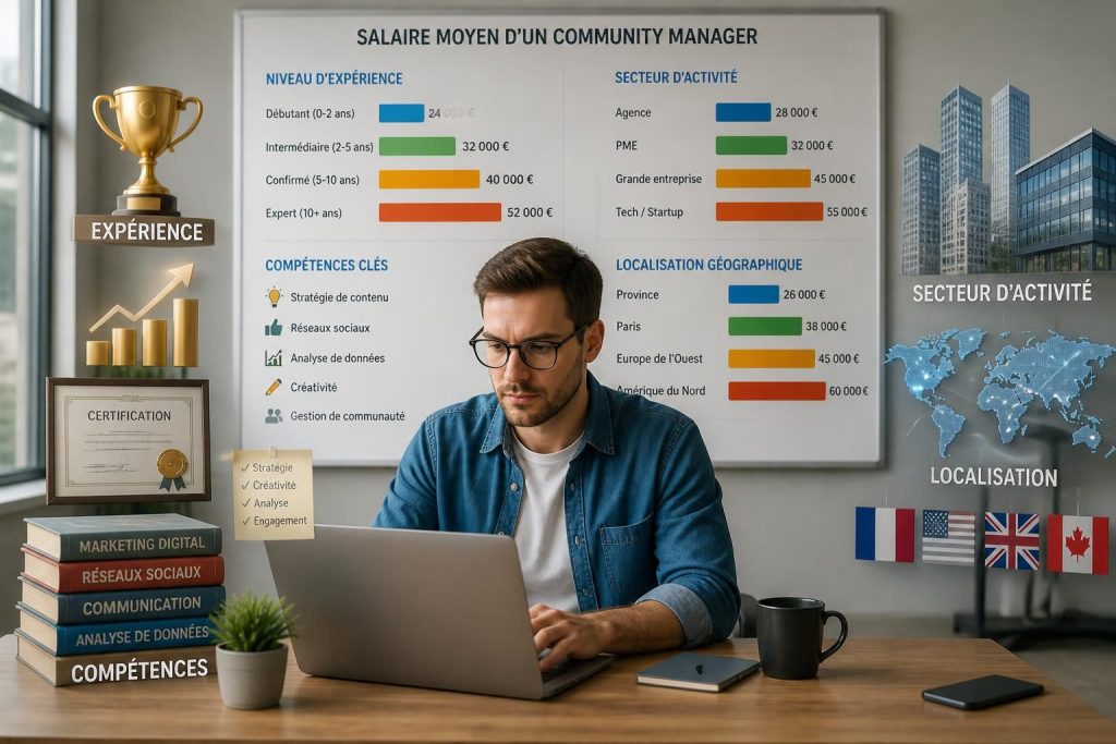 découvrez les principaux facteurs qui influencent le salaire d'un community manager et comment ces éléments peuvent varier selon l'expérience, les compétences et le secteur d'activité.